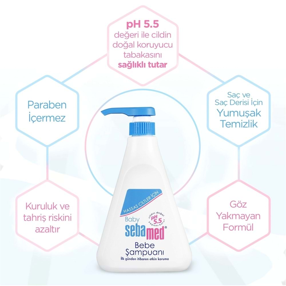Sebamed Bebek Şampuanı 250ML Yenidoğan