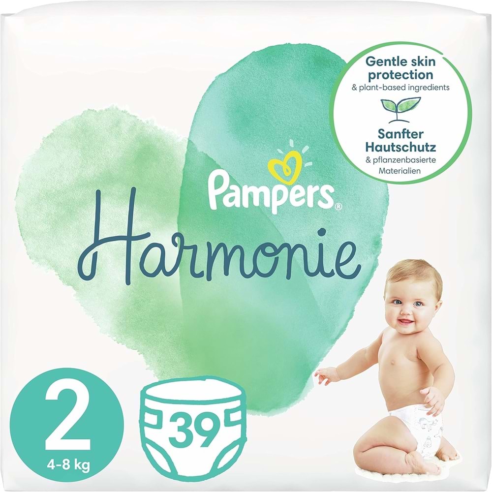 Prima Pampers Harmonie Bebek Bezi 2 Beden 4-8 KG Mini 39 Adet Fırsat Pk