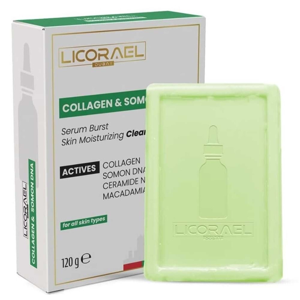 Licorael Dubai Collagen & Somon Dna (Kollajen - Salmon) Sabun 120GR