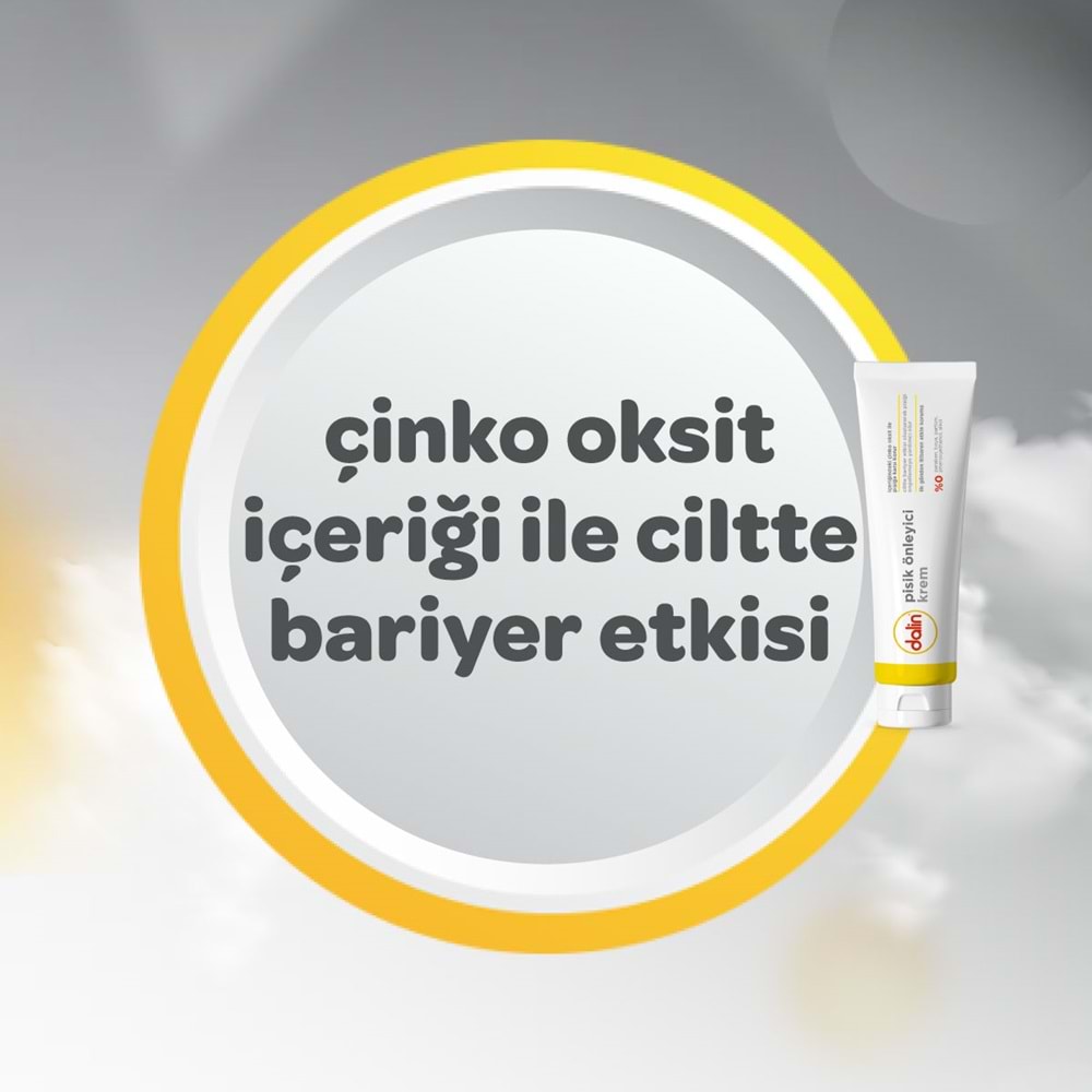 Dalin Pişik öneliyici Krem/Pişik Kremi 100ML (Bebekler İçin) (12 Li Set)