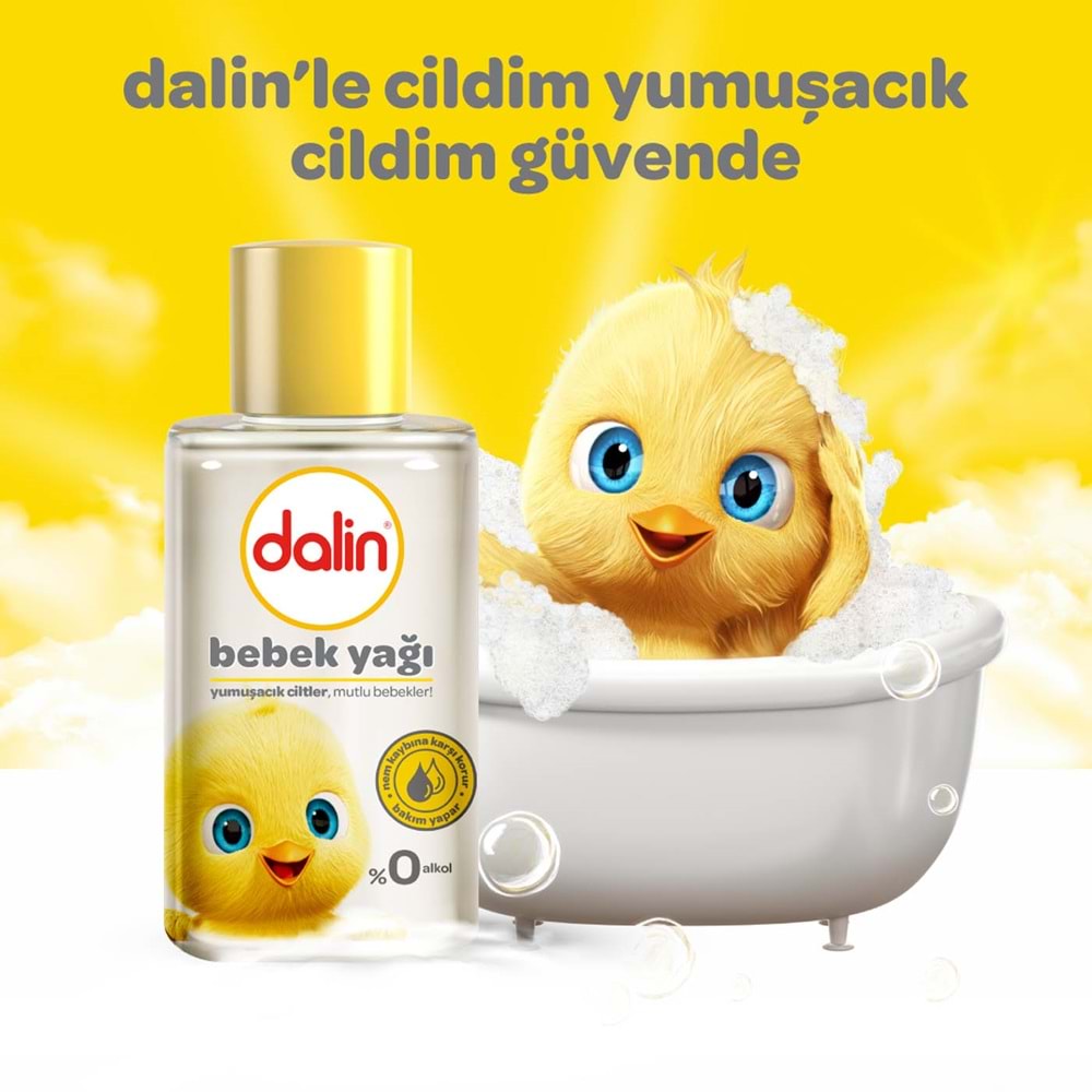 Dalin Bebek Yağı 50ML Klasik Mini (4 Lü Set)