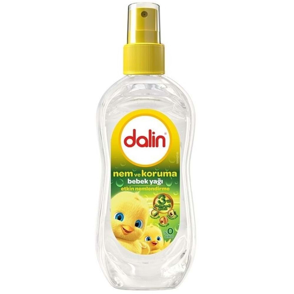 Dalin Bebek Yağı 200ML Sprey Nem ve Koruma (6 Lı Set)