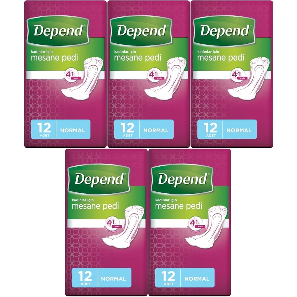 Depend Mesane Pedi Kadın Normal 60 Adet
