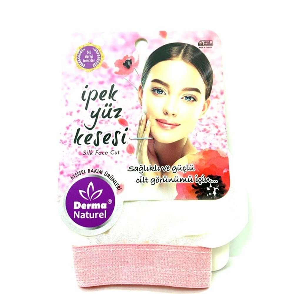 Derma Naturel İpek Yüz Kesesi MS-31 (3 Lü Set)