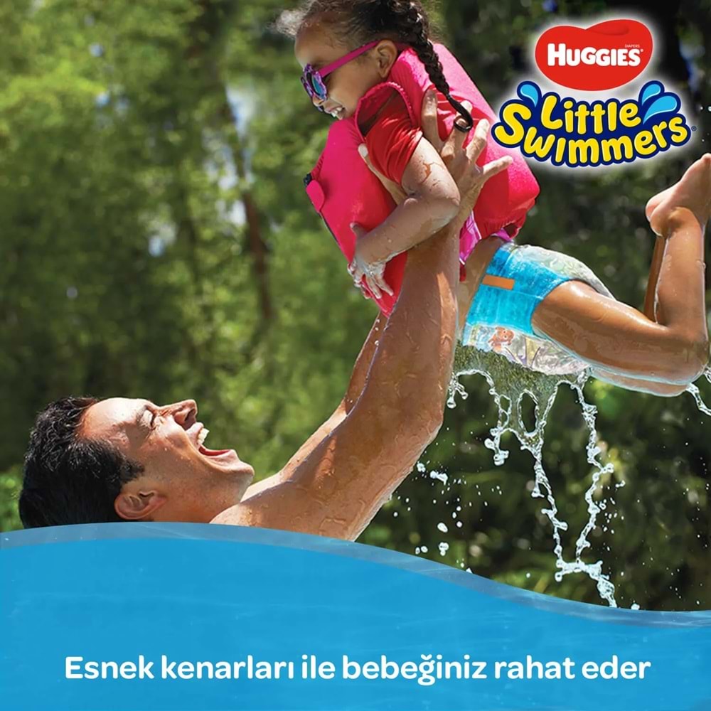 Huggıes Little Swımmers Mayo Bebek Bezi 3-4 Beden 7-15 KG 108 Adet 9PK*12
