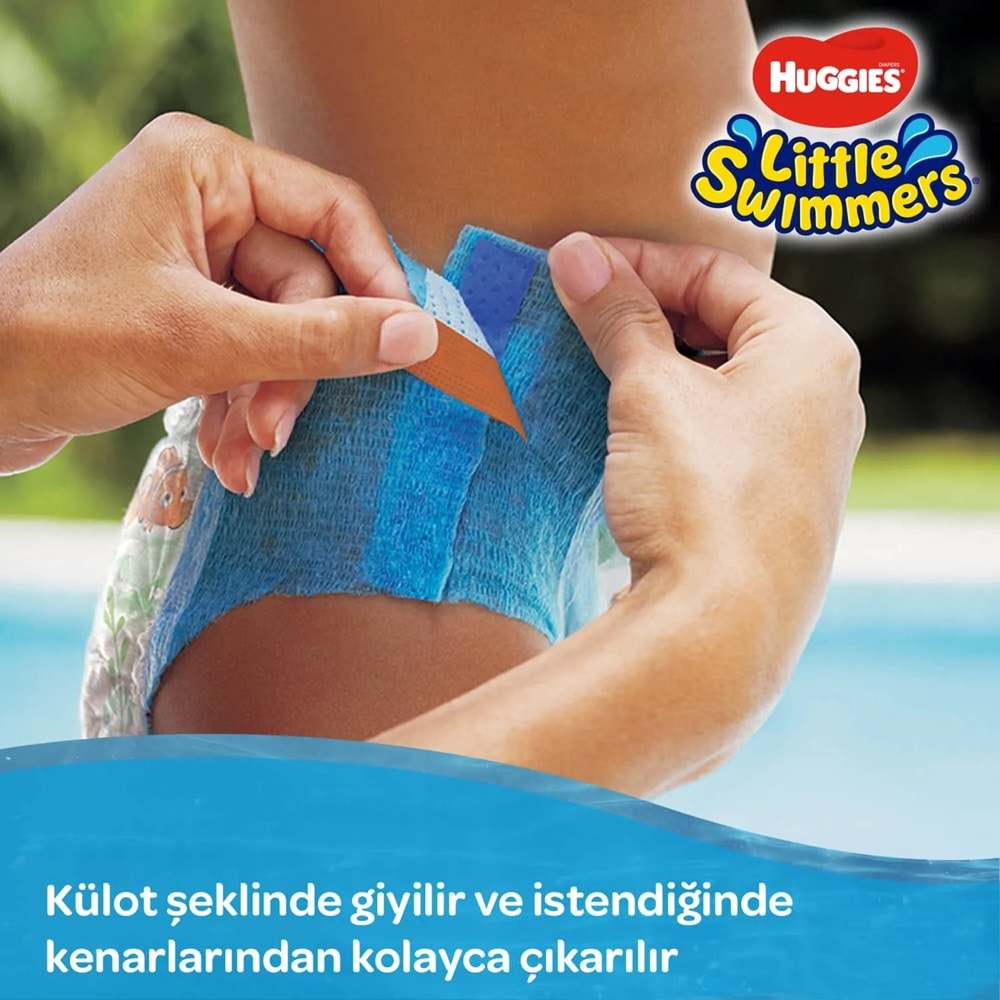 Huggıes Little Swımmers Mayo Bebek Bezi 3-4 Beden 7-15 KG 108 Adet 9PK*12