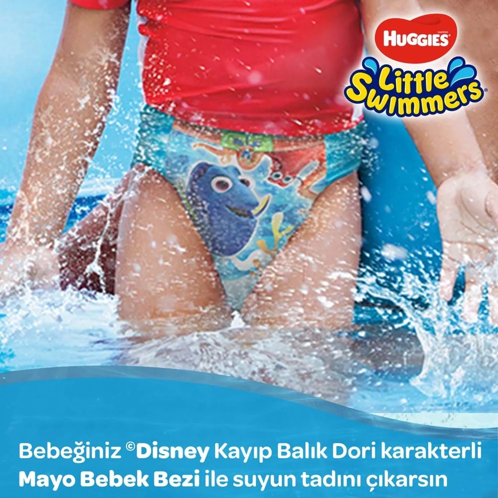 Huggıes Little Swımmers Mayo Bebek Bezi 3-4 Beden 7-15 KG 144 Adet 12PK*12