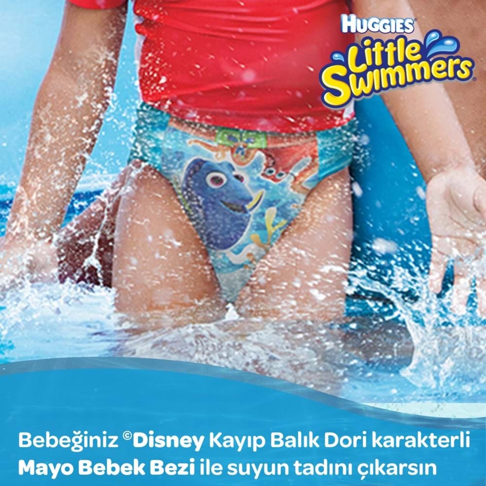 Huggıes Little Swımmers Mayo Bebek Bezi 5-6 Beden 12-18 KG 22 Adet 2PK*11