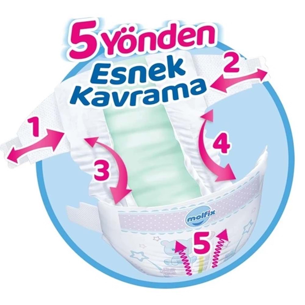 Molfix Bebek Bezi 5 Beden 11-18 KG Junior 312 Adet Avantaj Ultra Fırsat Pk