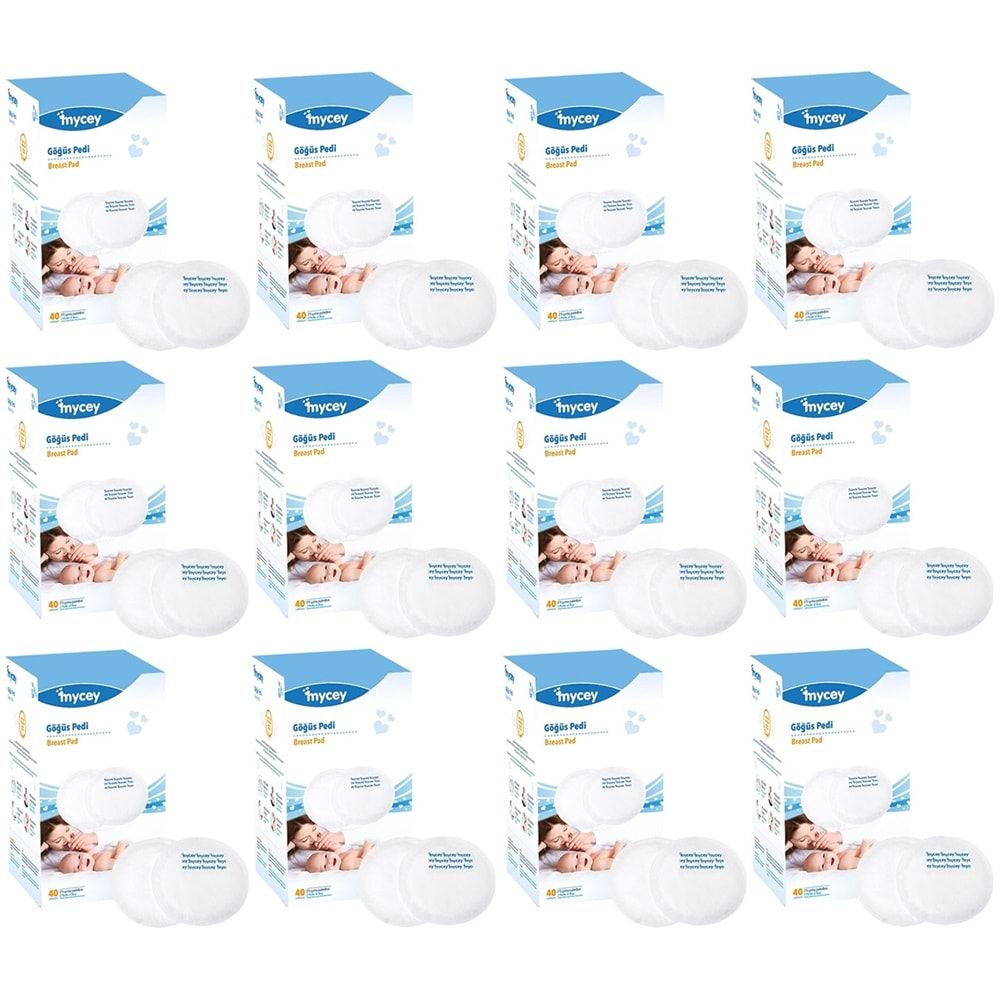 Mycey Göğüs Pedi (40 Lı) 480 Adet (12PK*40)