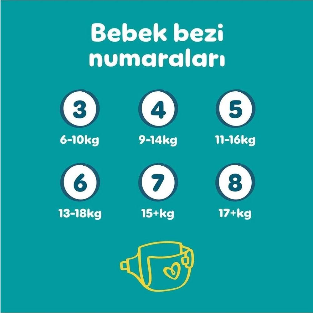 Prima Aktif Bebek Bebek Bezi 5 Beden 11-16 KG Junior 230 Adet Süper Mega Pk