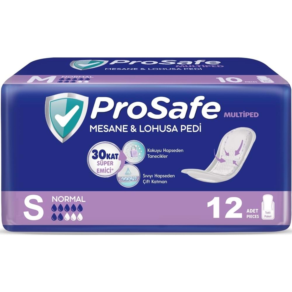 Prosafe Multiped Regl - Mesane - Lohusa Pedi S - Küçük - Small Gece/Gündüz 24 Adet