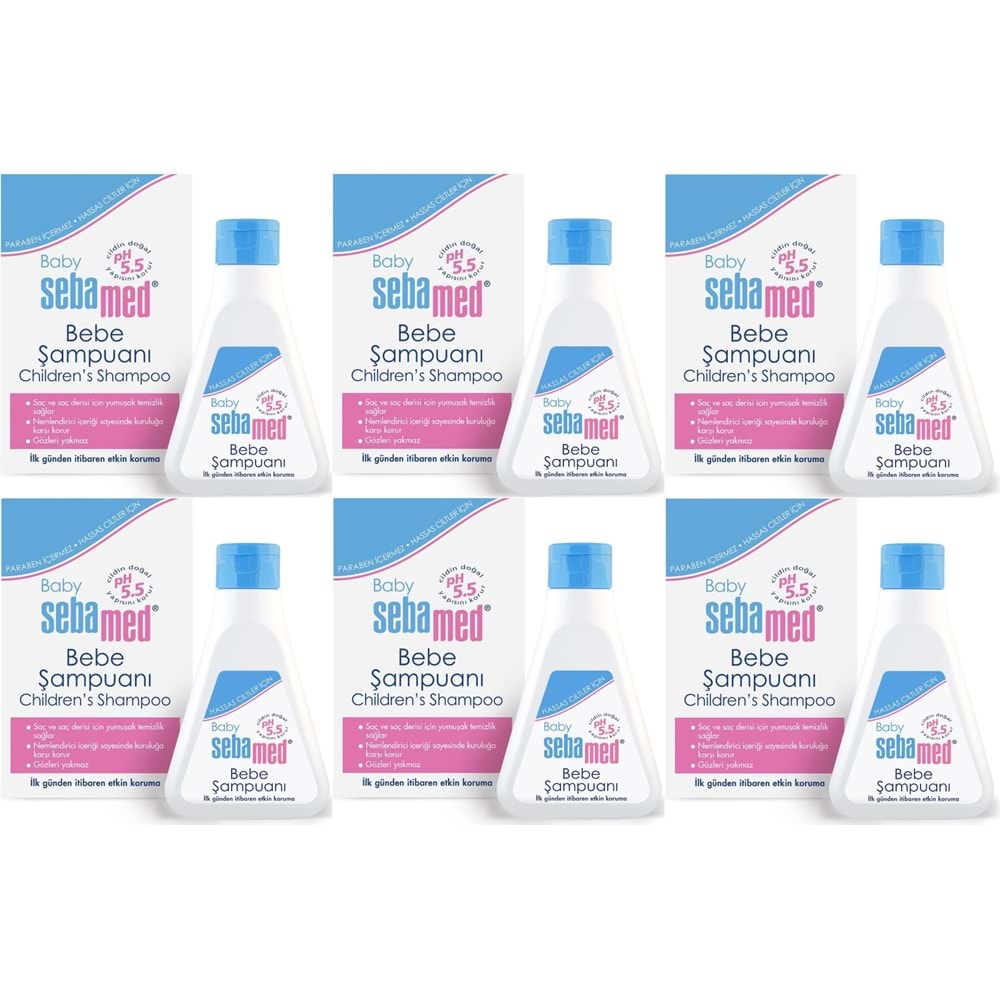 Sebamed Bebek Şampuanı 250ML (6 Lı Set)