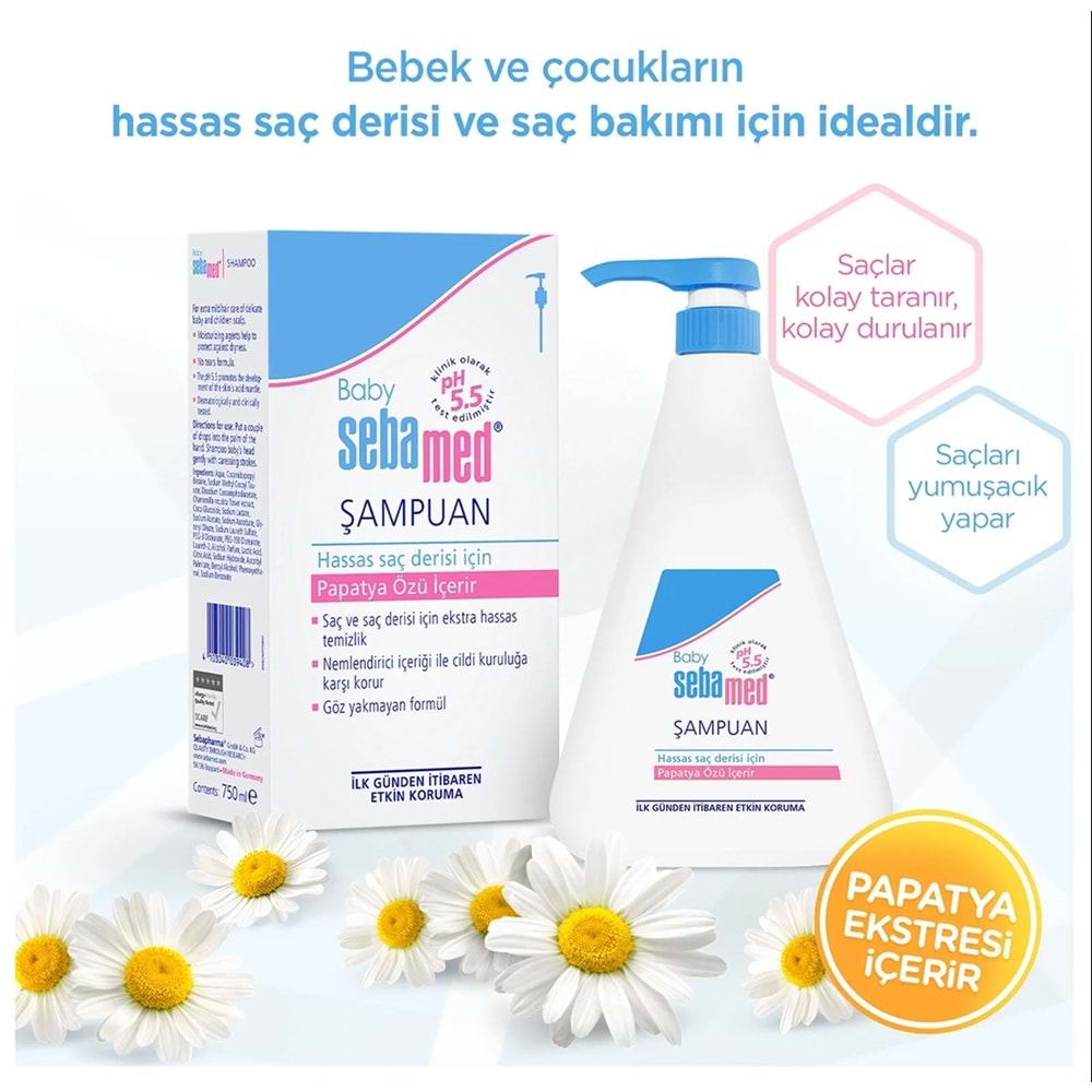 Sebamed Bebek Şampuanı 750ML Pompalı (Fırsat Pk)