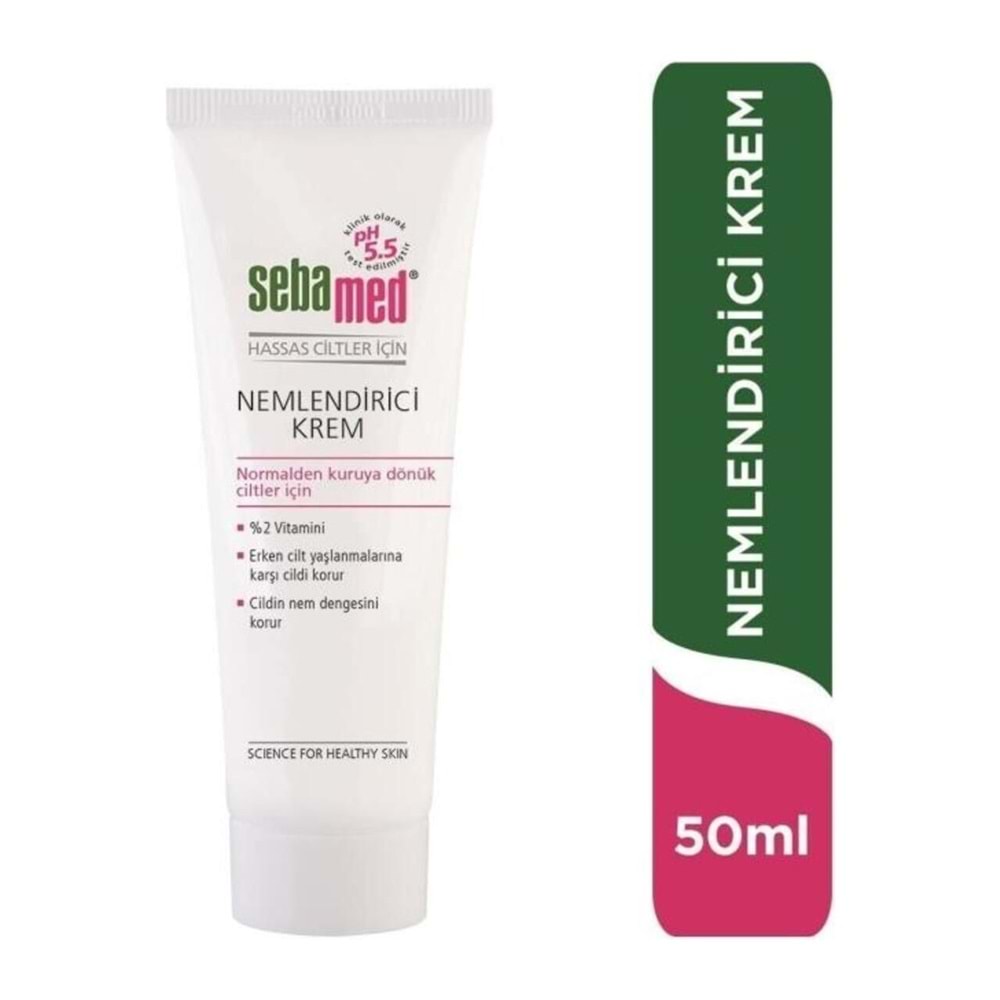 Sebamed Nemlendirici Krem Tüp 50ML (Günlük Kullanım) (2 Li Set)