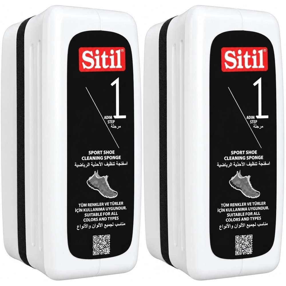 Sitil Spor Ayakkabı Temizleme Süngeri 75 ML (2 Li Set)