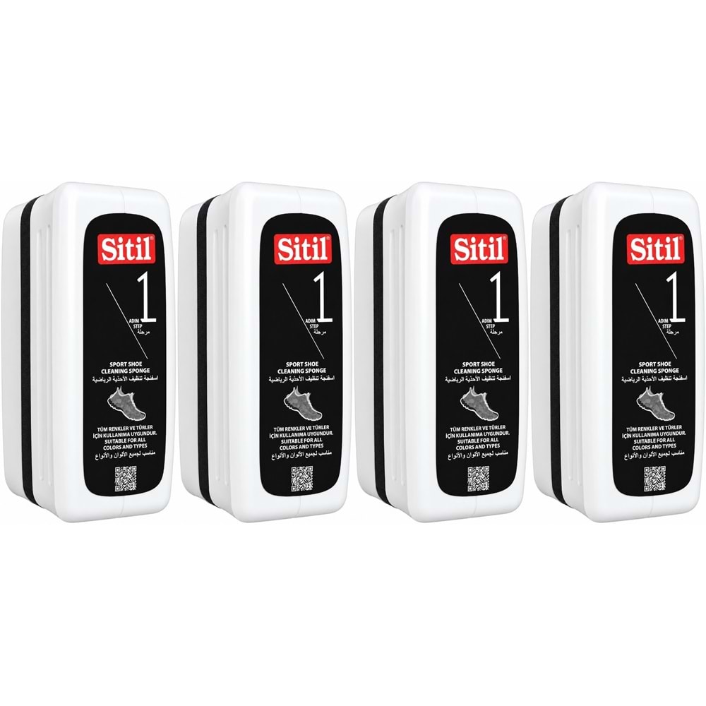 Sitil Spor Ayakkabı Temizleme Süngeri 75 ML (4 Lü Set)