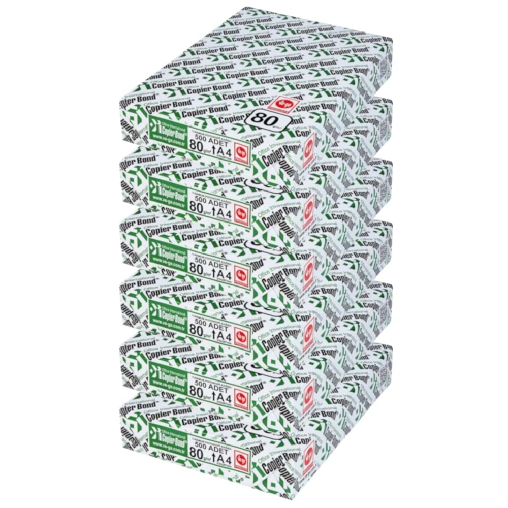 Copier Bond (Ve-Ge) A4 80GR/M2 Fotokopi Kağıdı 3000 Adet (6PK*500)