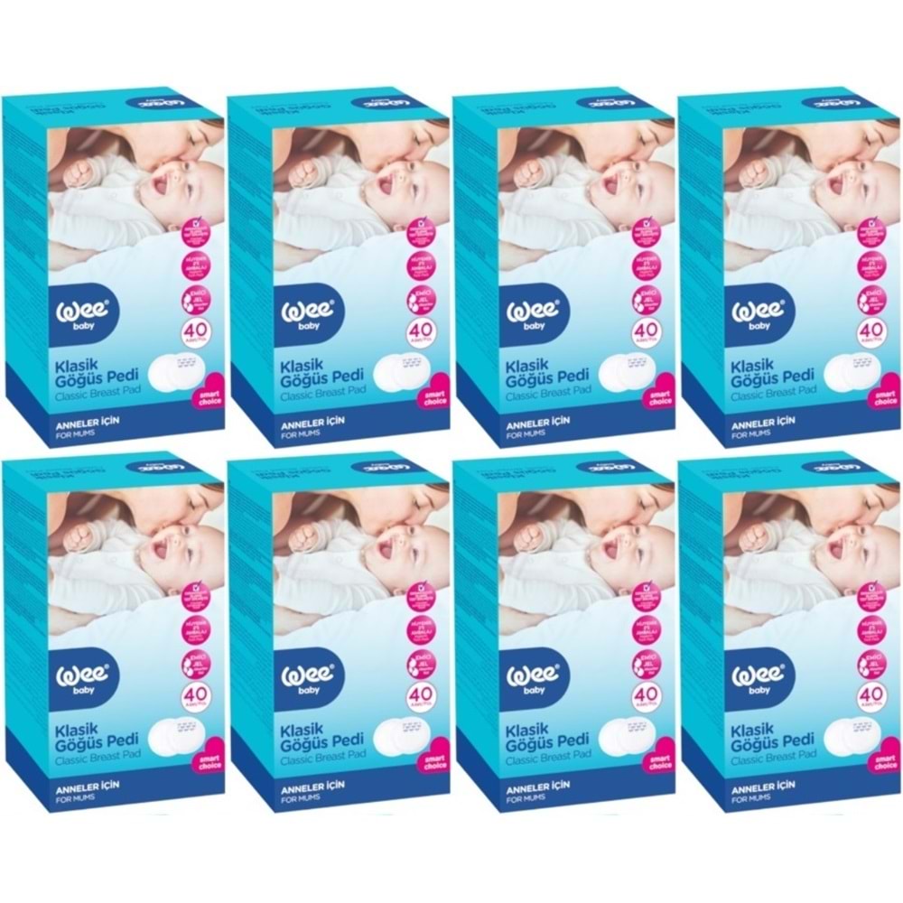 Wee Baby Klasik Göğüs Pedi (40 Lı) 320 Adet (8PK*40)