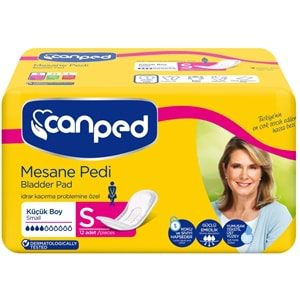 Canped Mesane Pedi Klasik S - Küçük - Small (İç Adet 12 Li) Tekli Paket