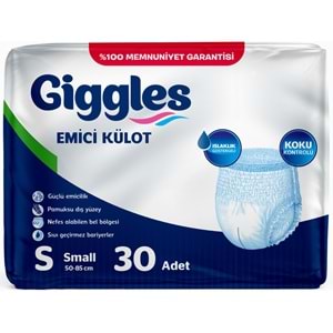 Giggles Yetişkin Bezi Emici Külot S - Küçük - Small 30 Adet Tekli Pk