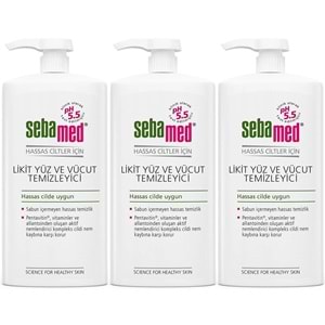 Sebamed Yüz ve Vücut Temizleyici Likit 750 ML (3 Lü Set)