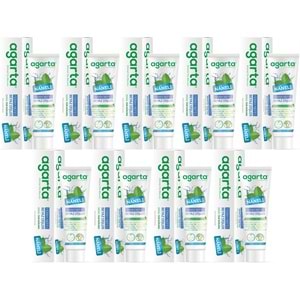 Agarta Doğal Diş Macunu 100ML Naneli (9 Lu Set)