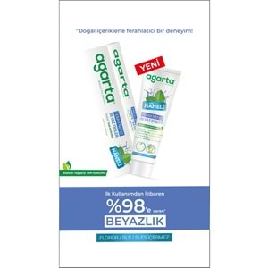 Agarta Doğal Diş Macunu 100ML Naneli (9 Lu Set)