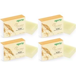 Agarta El Yapımı Doğal Sabun 150GR Pirinç (4 Lü Set)