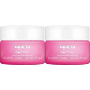 Agarta Doğal Nemlendirici Su Bazlı Gündüz Kremi 50 ML (2 Li Set)