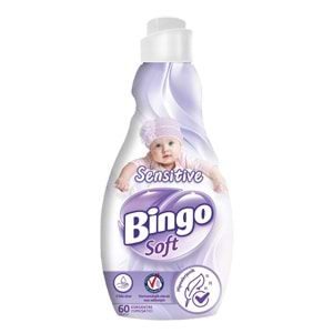 Bingo Soft Çamaşır Yumuşatıcı Konsantre 1440ML Sensitive (Hipoalerjenik) (3 Lü Set)