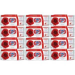 Bingo Clean Yüzey Temizlik Havlusu 96 Yaprak Sevilen Kokular Lovely - Gül (12 Li Set) 1152 Yaprak