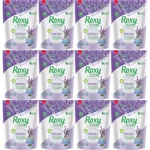 Dalan Roxy Bio Clean Matik Sabun Tozu 800GR Lavanta Bahçesi (12 Li Set) (312 Yıkama)