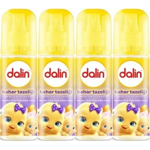 Dalin Bebek Kolonyası 150ML Bahar Tazeliği (Manolya-Ylang,Ylang-Amber Kokulu) (4 Lü Set)