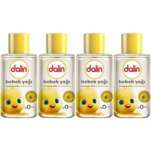 Dalin Bebek Yağı 50ML Klasik Mini (4 Lü Set)