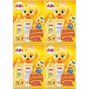 Dalin Bebek Şampuanı 700 ML + Likit Pudra 100 ML Fırsat Paketi (4 Lü Set)