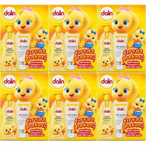 Dalin Bebek Şampuanı 700 ML + Likit Pudra 100 ML Fırsat Paketi (6 Lı Set)