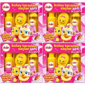 Dalin Kolay Taranan Saçlar Seti (Şampuan + Sprey + Tarak) Avantaj Paket (4 Lü Set)