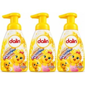 Dalin Köpük Sabun 200 ML Renk Değiştiren (Çocuklar İçin) (3 Lü Set)