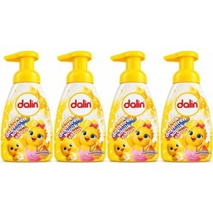 Dalin Köpük Sabun 200 ML Renk Değiştiren (Çocuklar İçin) (4 Lü Set)
