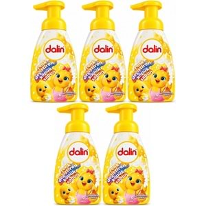 Dalin Köpük Sabun 200 ML Renk Değiştiren (Çocuklar İçin) (5 Li Set)