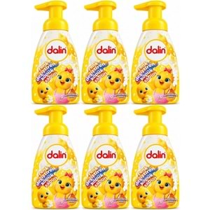 Dalin Köpük Sabun 200 ML Renk Değiştiren (Çocuklar İçin) (6 Lı Set)