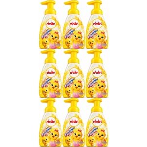 Dalin Köpük Sabun 200 ML Renk Değiştiren (Çocuklar İçin) (9 Lu Set)