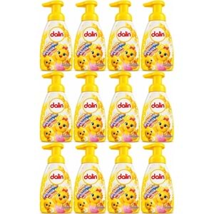 Dalin Köpük Sabun 200 ML Renk Değiştiren (Çocuklar İçin) (12 Li Set)