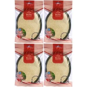 Derma Naturel Örme Banyo Yüz Lifi (15*24CM) MS-02 (4 Lü Set)