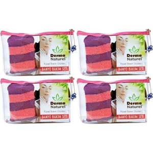 Derma Naturel Banyo Bakım Seti 4 Parça (4 Lü Set)