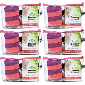 Derma Naturel Banyo Bakım Seti 4 Parça (6 Lı Set)