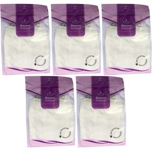 Derma Naturel Krep Lastikli Kese MS-20 (5 Li Set)