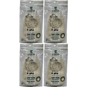 Derma Naturel Therapy Saf Yün Banyo Eldiveni T-485 (4 Lü Set)
