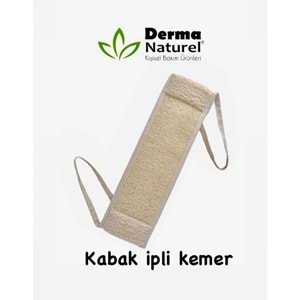 Derma Naturel Loofah İpli Kemer (Kabak) MS-12 (4 Lü Set)